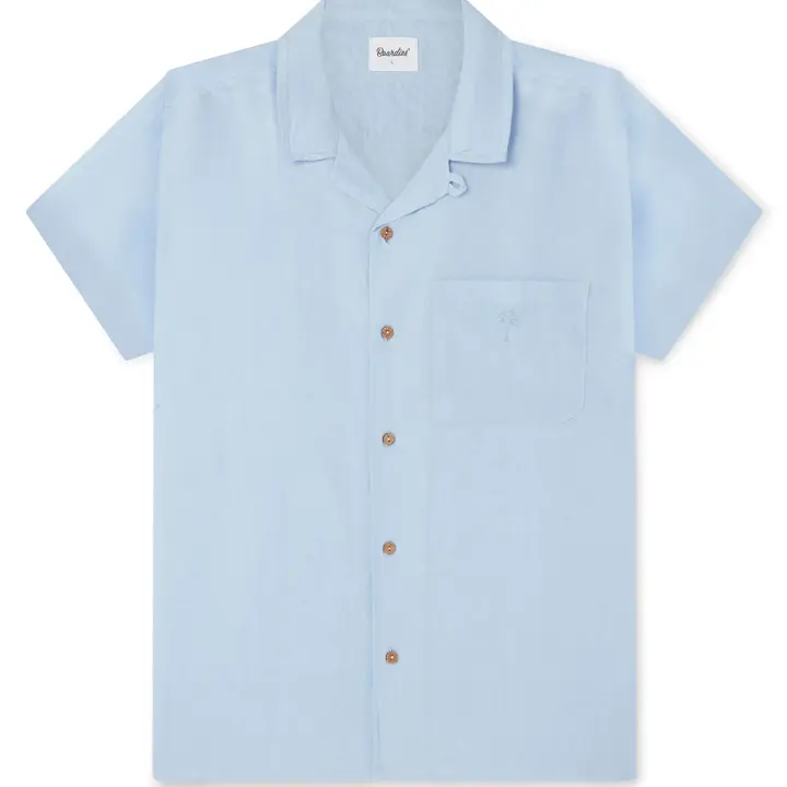 The "Coastal Breeze" Linen Shirt